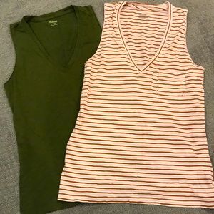 Madewell Whisper Tee Tank Top Set